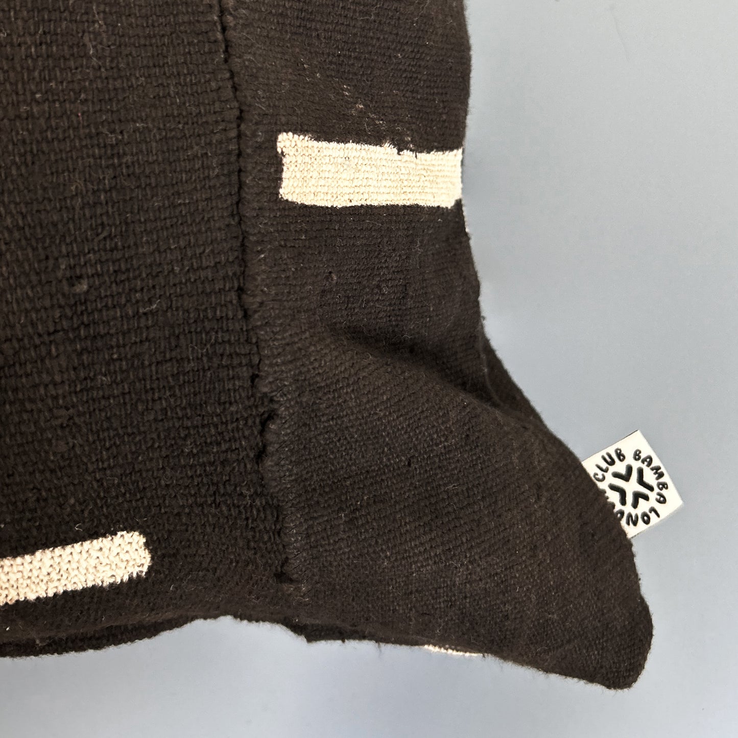 Black Line Mud Cloth Cushion