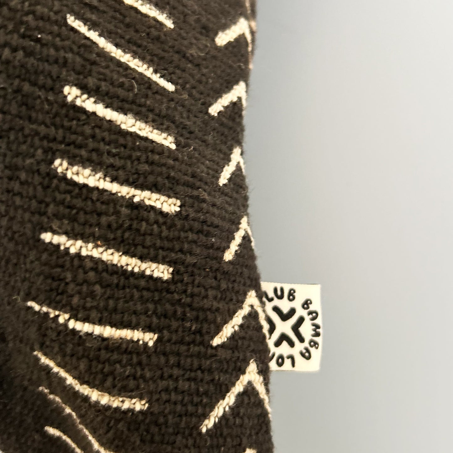 Black And White Pattern Mud Cloth Cushion