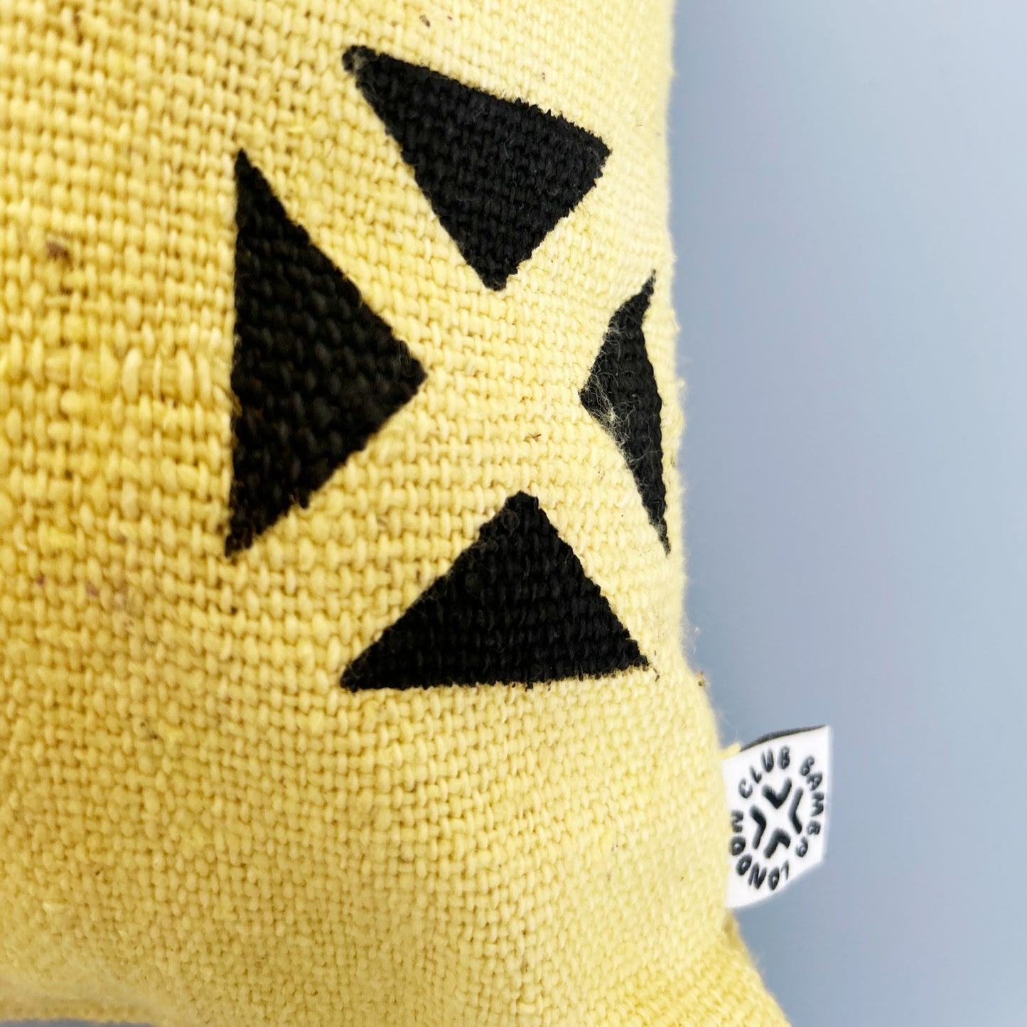 Yellow Sunshine Mud Cloth Cushion